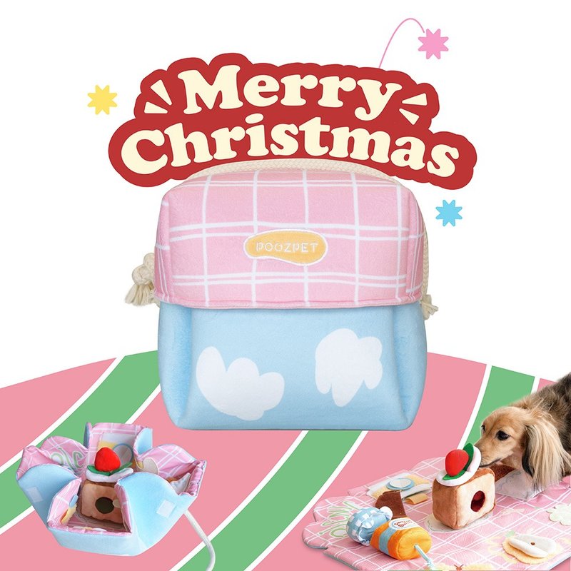 野餐盒POOZPET 宠物益智玩具藏食嗅闻丰容解闷消耗精力礼物 - 玩具 - 聚酯纤维 