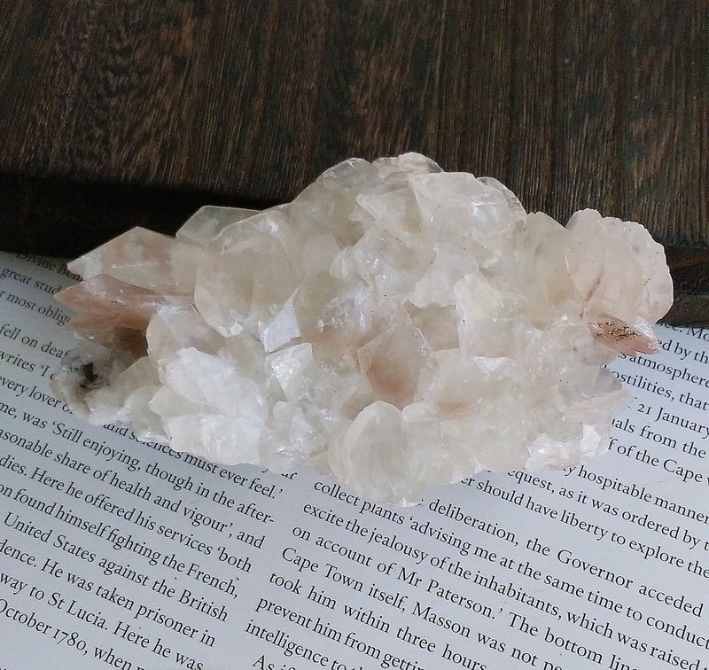 Calcite 湖北产地 方解石 黄铜矿共生 天然矿石 原矿 - 摆饰 - 其他材质 