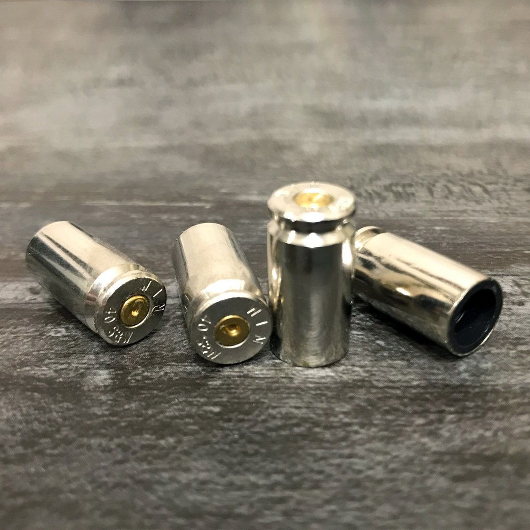 Bullet Designs 40口径子弹壳 气嘴盖4入 / 金属汽车机车气嘴风嘴 - 其他 - 其他金属 