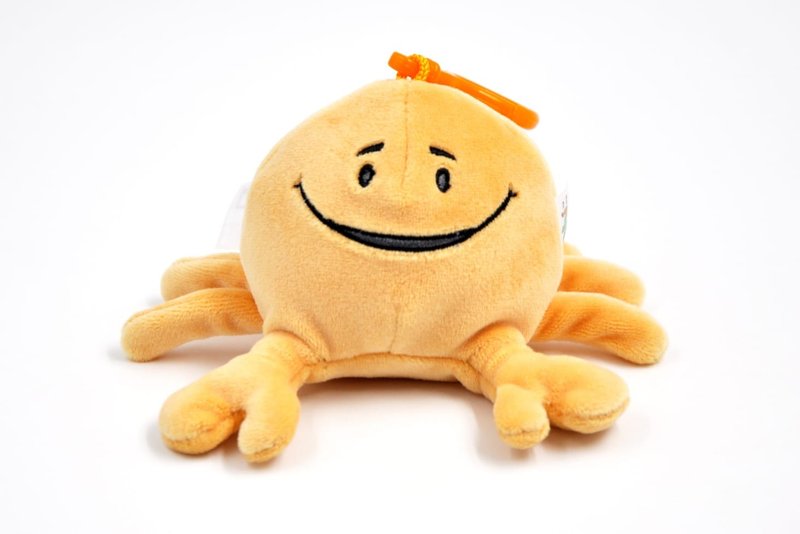 Moodinochi 香味毛公仔匙扣 - 查理 - 钥匙链/钥匙包 - 聚酯纤维 橘色