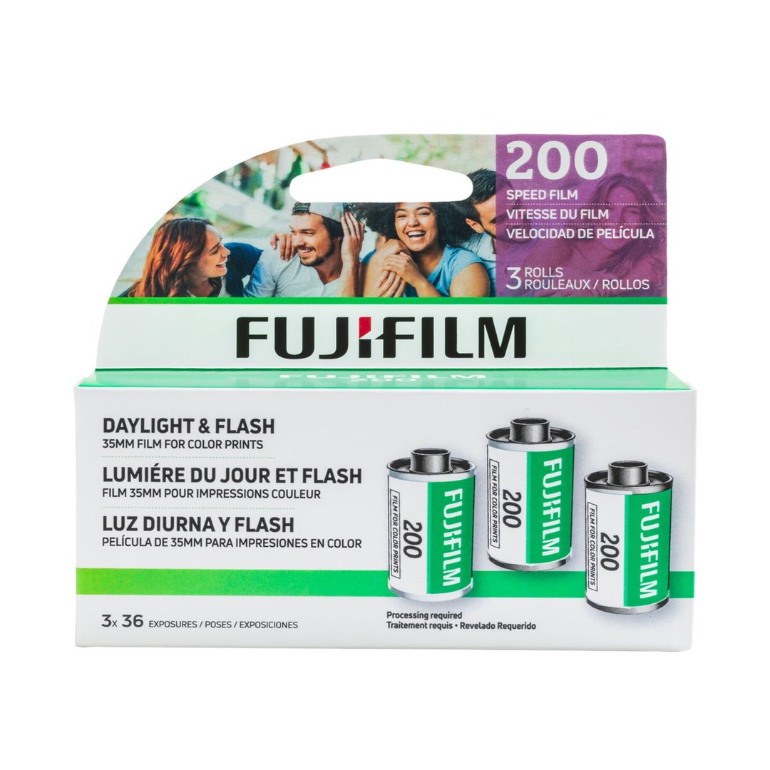 Fujifilm 200 彩色底片 彩色负片 135底片/36张 新鲜(2026/09) - 相机 - 其他金属 黑色