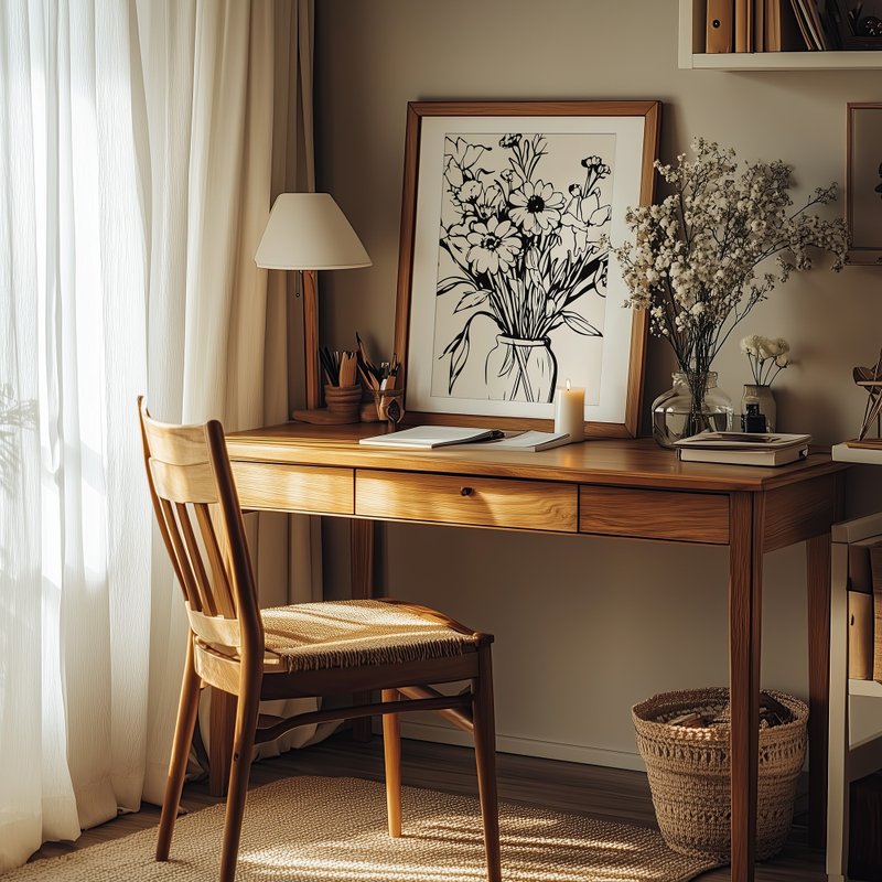 黑白花语 Monochrome Bloom / 黑白花卉插画海报 挂画 - 海报/装饰画/版画 - 纸 