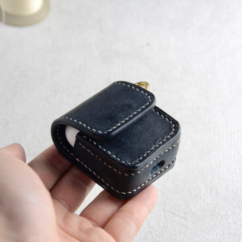 Airpods耳机皮革保护套/双层皮革制作/意大利植鞣协会认证牛皮 - 耳机 - 真皮 多色