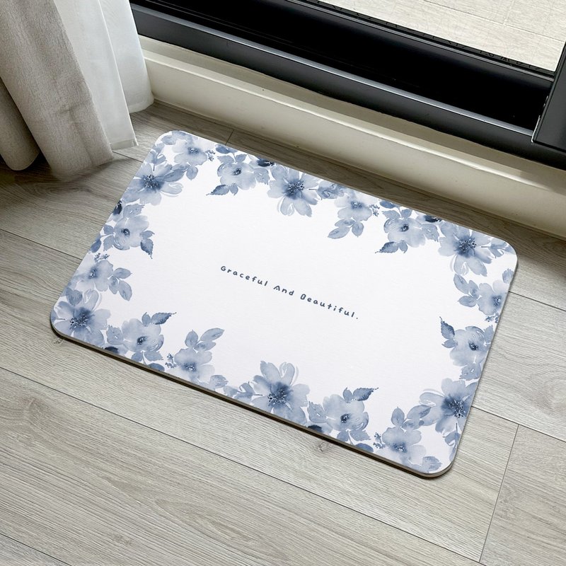 花丛- 硅藻土地垫(硬式) - 地垫/地毯 - 其他材质 