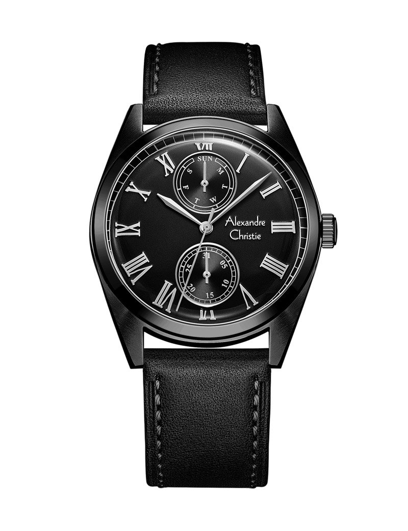 【AC手表】6578MFLIPBA-纯黑色 - 男表/中性表 - 不锈钢 