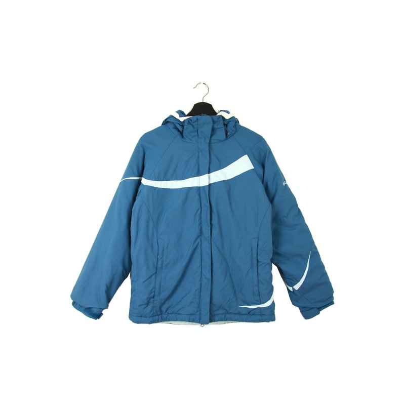 Back to Green:: 防风铺棉外套 Columbia钢青蓝 //男女皆可穿// vintage outdoor(CO-05) - 女装休闲/机能外套 - 聚酯纤维 