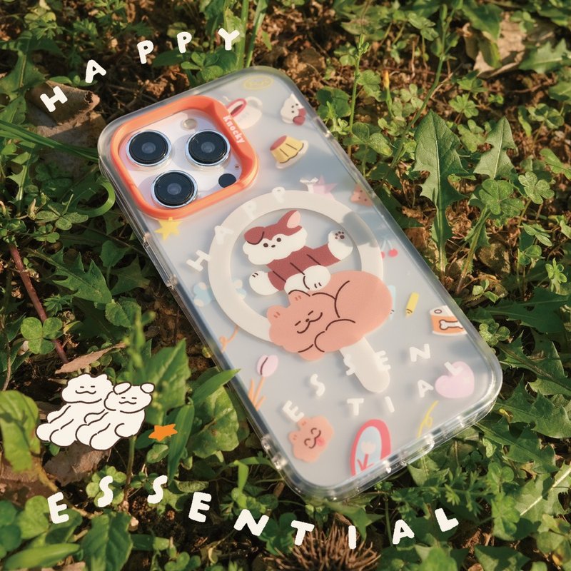 Hoi 联名款 | iPhone 13/14/15 系列 雾透手机保护壳 支持MagSafe - 手机壳/手机套 - 其他材质 橘色