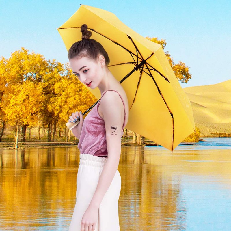 Boy 易收版自动开收雨伞 - BY3073 黄色 - 雨伞/雨衣 - 其他材质 黄色