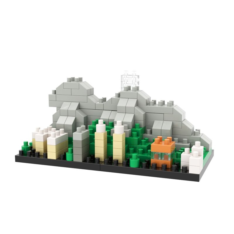 Archbrick 香港塞拉利昂卡片座 Pixel 积木 Nanoblock - 摆饰 - 塑料 多色