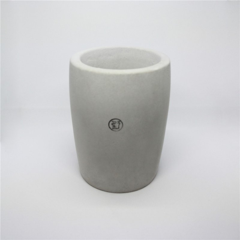 【野草不野】中洛克 / 水泥盆器 - 花瓶/陶器 - 水泥 灰色