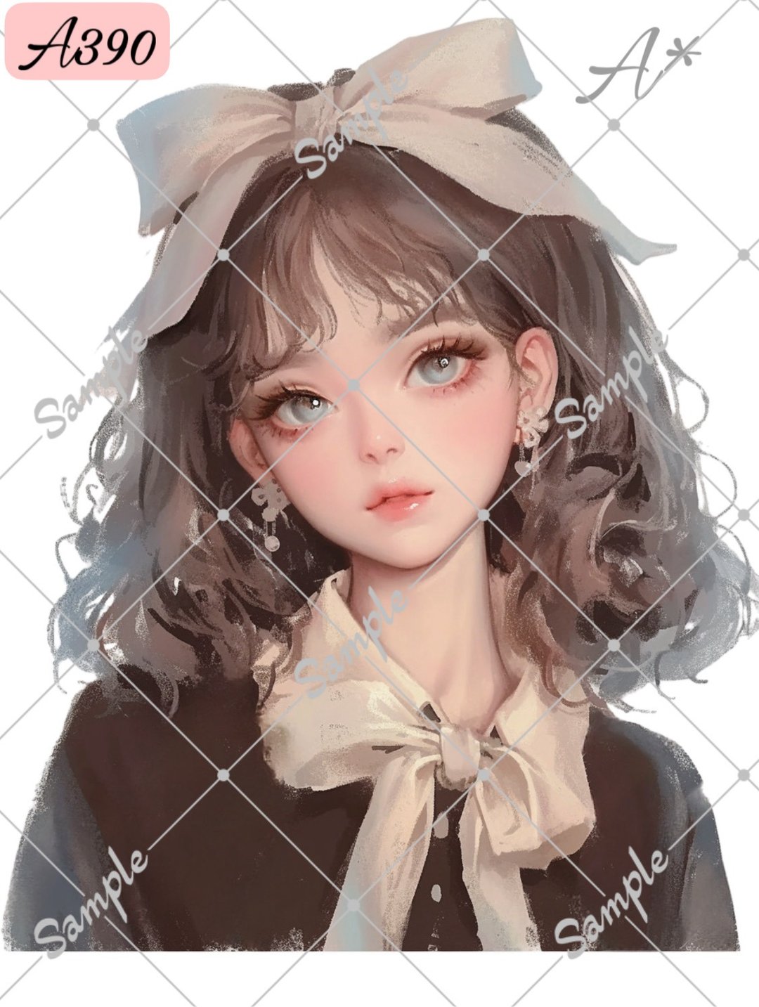原创人物贴纸 人物贴纸 A390 5张 - 贴纸 - 纸 