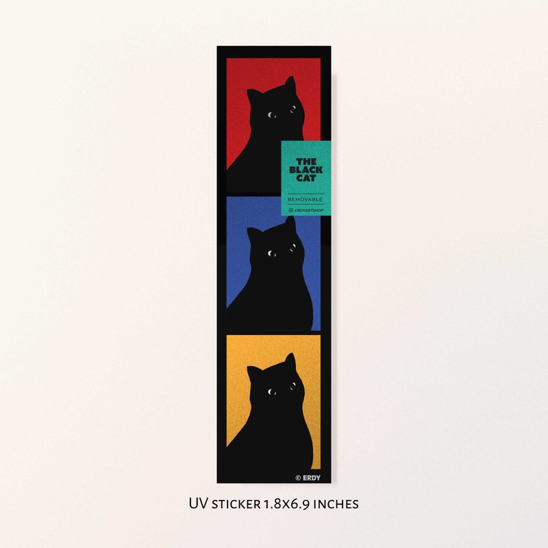 Sticker | The Black Cat - 贴纸 - 纸 黑色