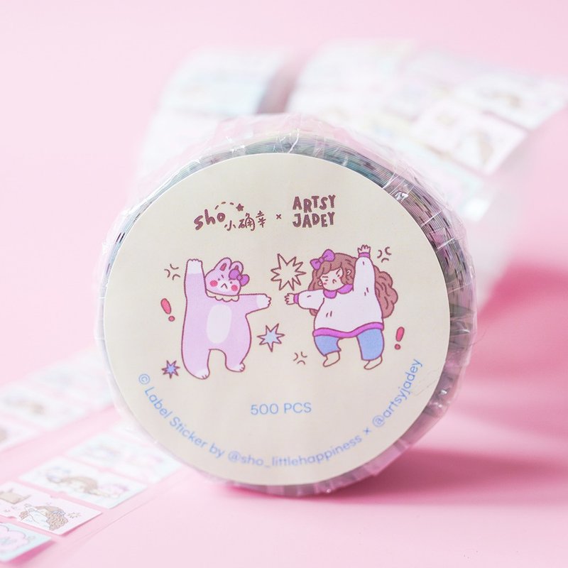 Angry Besties 闪亮贴纸 | 与 Artsy Jadey 联名合作 - 贴纸 - 纸 