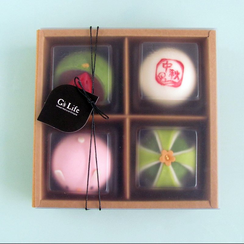 中秋专属─香皂礼盒(四入) - 香薰/精油/线香 - 植物．花 