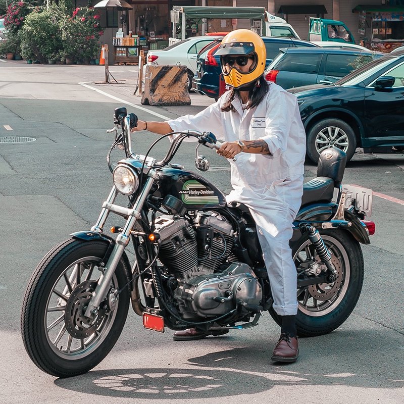 RED KAP 稀有 白色 厚磅数 连身工作服 古着 二手 面料硬挺 - 背带裤/连体裤 - 棉．麻 白色