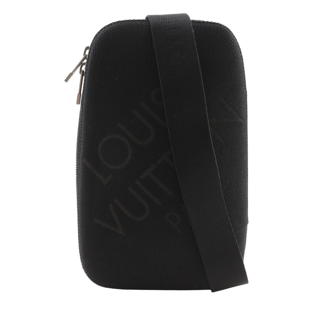 【日本直送】Louis Vuitton Majeure 侧背包 邮差包 采用 Damier Geant 帆布制成，黑色款，男士【二手品】 - 侧背包/斜挎包 - 人造皮革 黑色