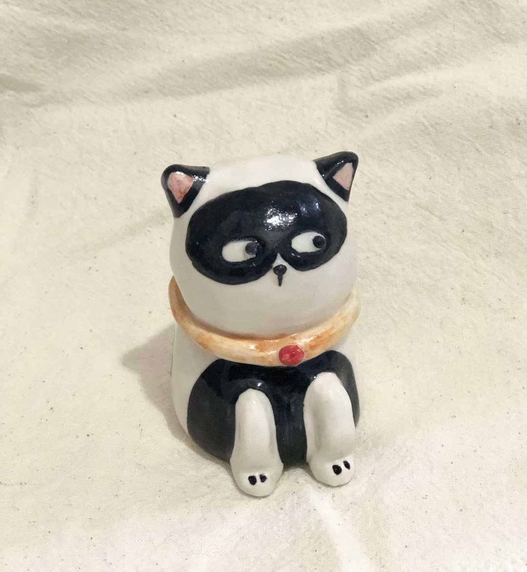 间谍猫猫 瓷偶 - 玩偶/公仔 - 瓷 白色
