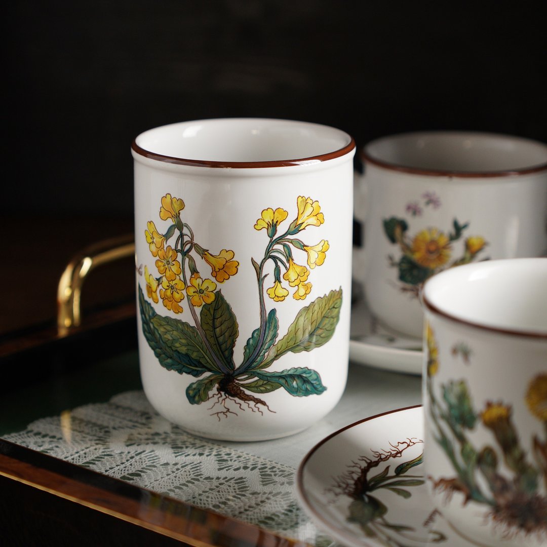 德国唯宝Villeroy & Boch 'Botanica'植物系列牛奶杯/报春花/复古 - 茶具/茶杯 - 陶 多色