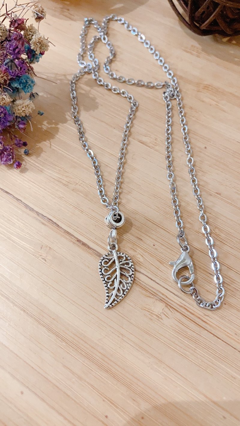 天使的祝福项链(羽毛) - 项链 - 其他金属 