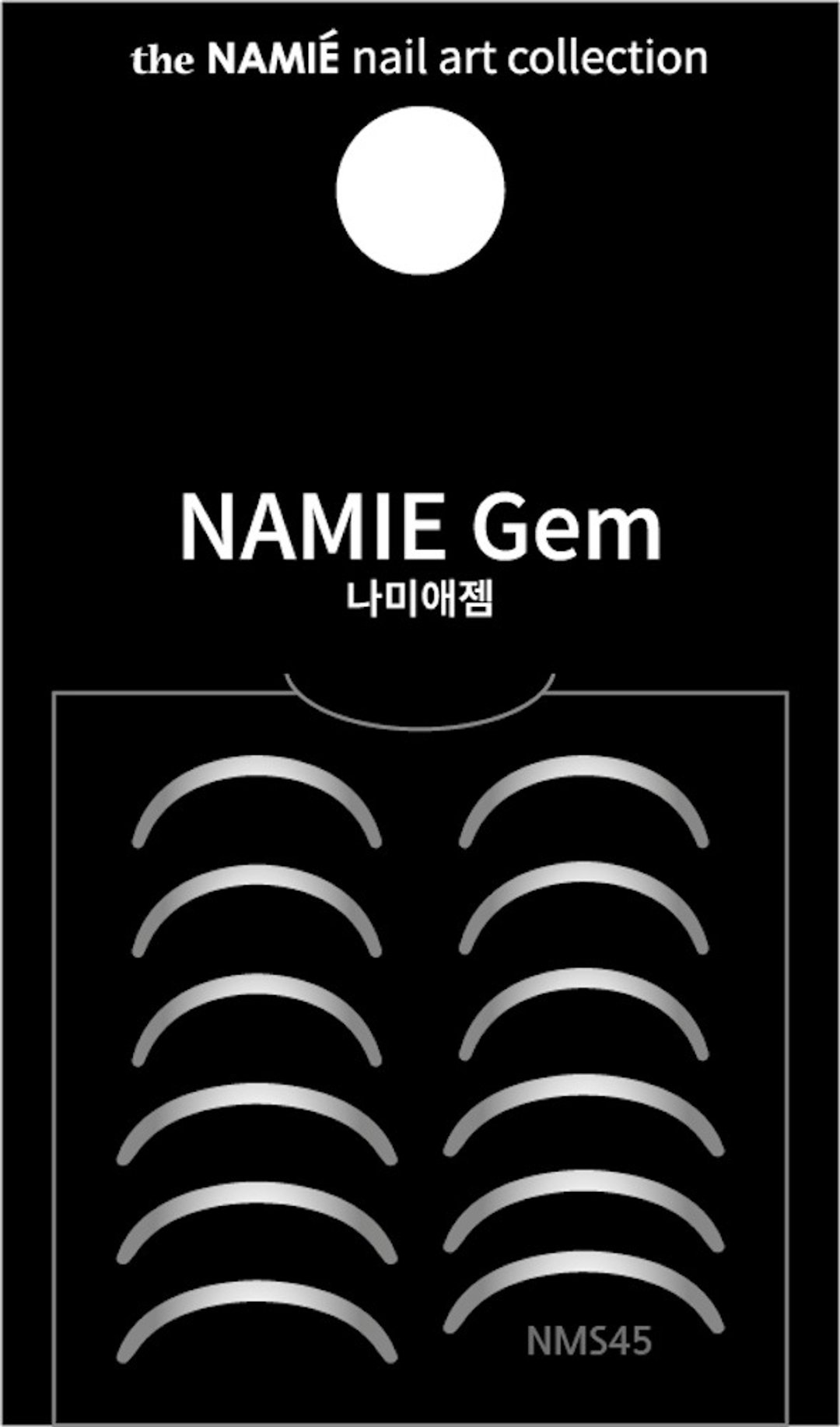 【专业用】NAMIE Gem 美甲装饰艺术贴纸 Normal Metallic 45 - 指甲油/指甲贴 - 纸 金色