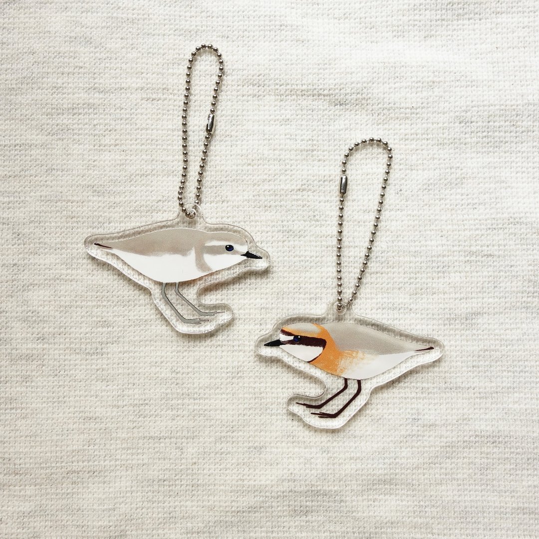 Medai plover Acrylic key chain - 钥匙链/钥匙包 - 压克力 