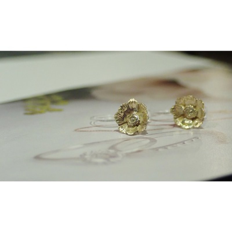 [Pre-order] Anemone K10YG Clip-on Ears - 耳环/耳夹 - 其他金属 