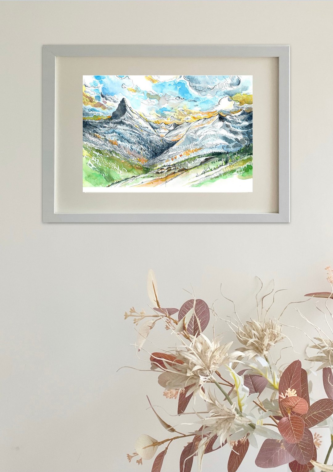 【限量复制画】瑞士马特洪峰1/画家文少辉/关注本馆可享九折 - 海报/装饰画/版画 - 纸 