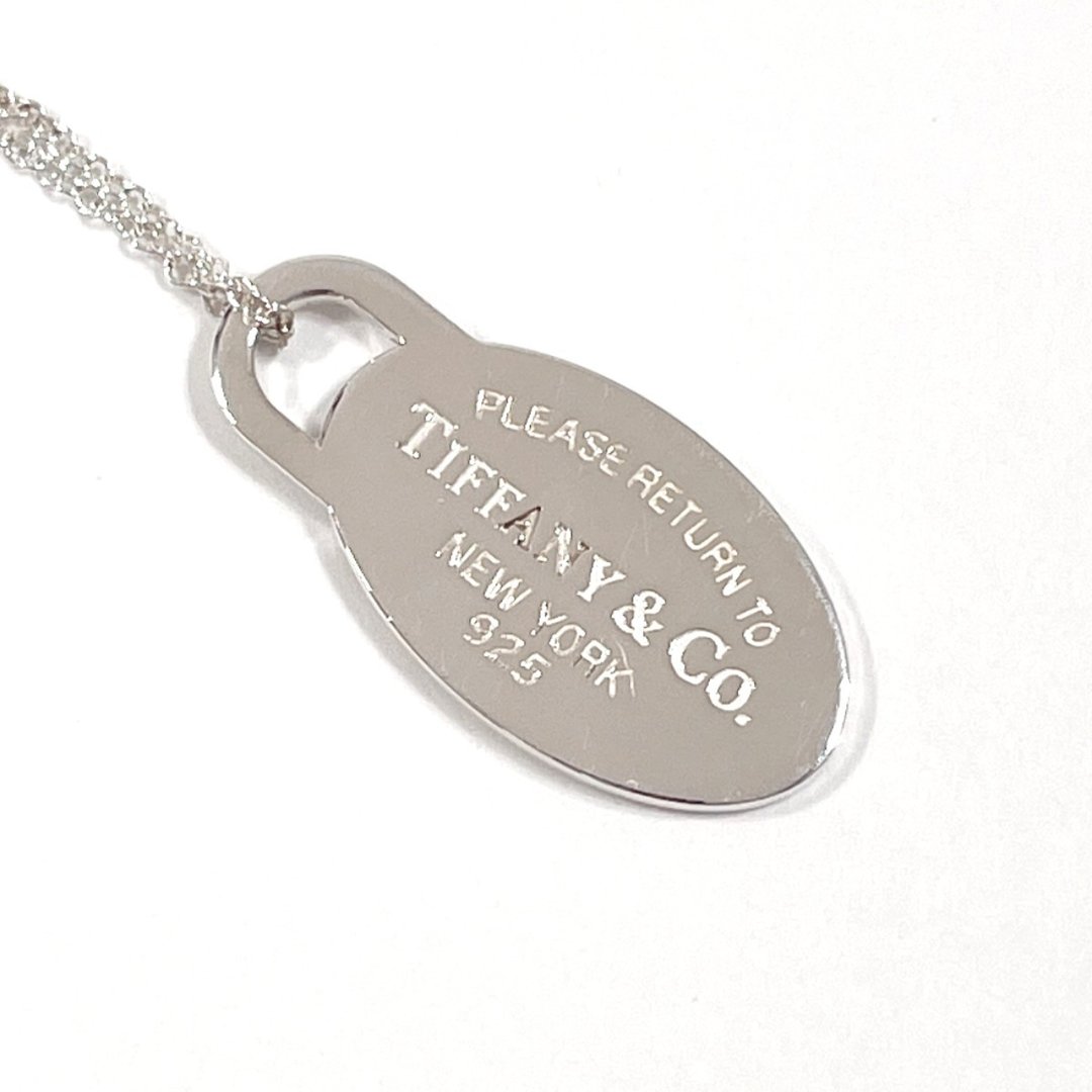 [日本直邮，二手，状况良好] Tiffany & Co. 项链，回归椭圆形吊牌，925银饰品 - 项链 - 纯银 银色