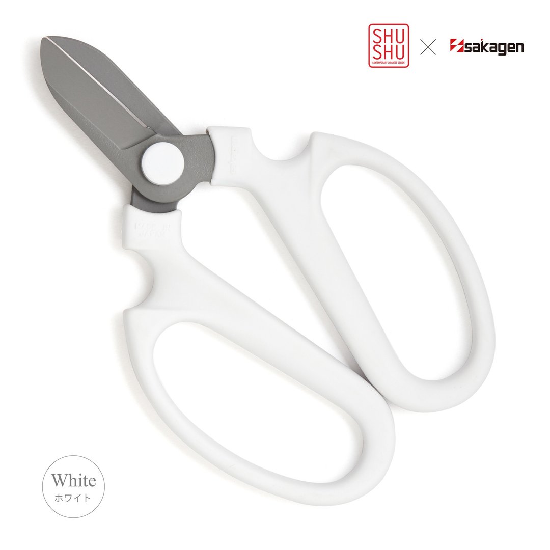 SHUSHUxSangen Flower Scissors Hand Creation F-170/ Flower Type (White) - 其他 - 其他材质 白色
