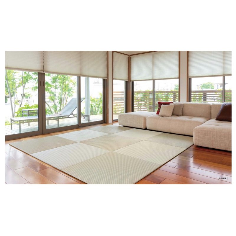 和织系列－市松叶绿 两片组 - 地垫/地毯 - 塑料 绿色