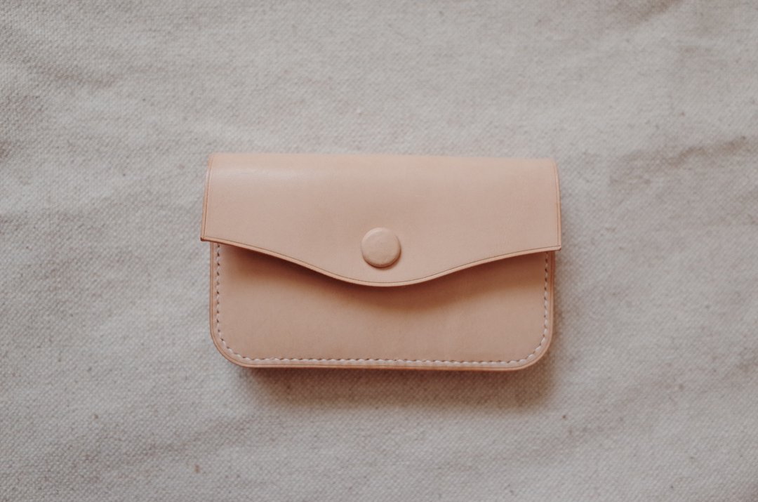 Boxlike Card Case - 驹缝名片盒子/咭片盒子 - 其他 - 真皮 卡其色