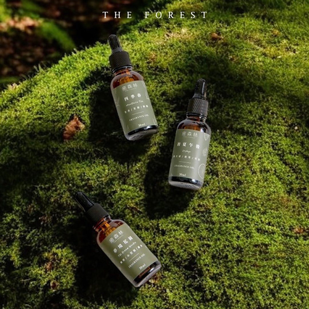 30ml森林系精选香氛油 - 香薰/精油/线香 - 玻璃 咖啡色