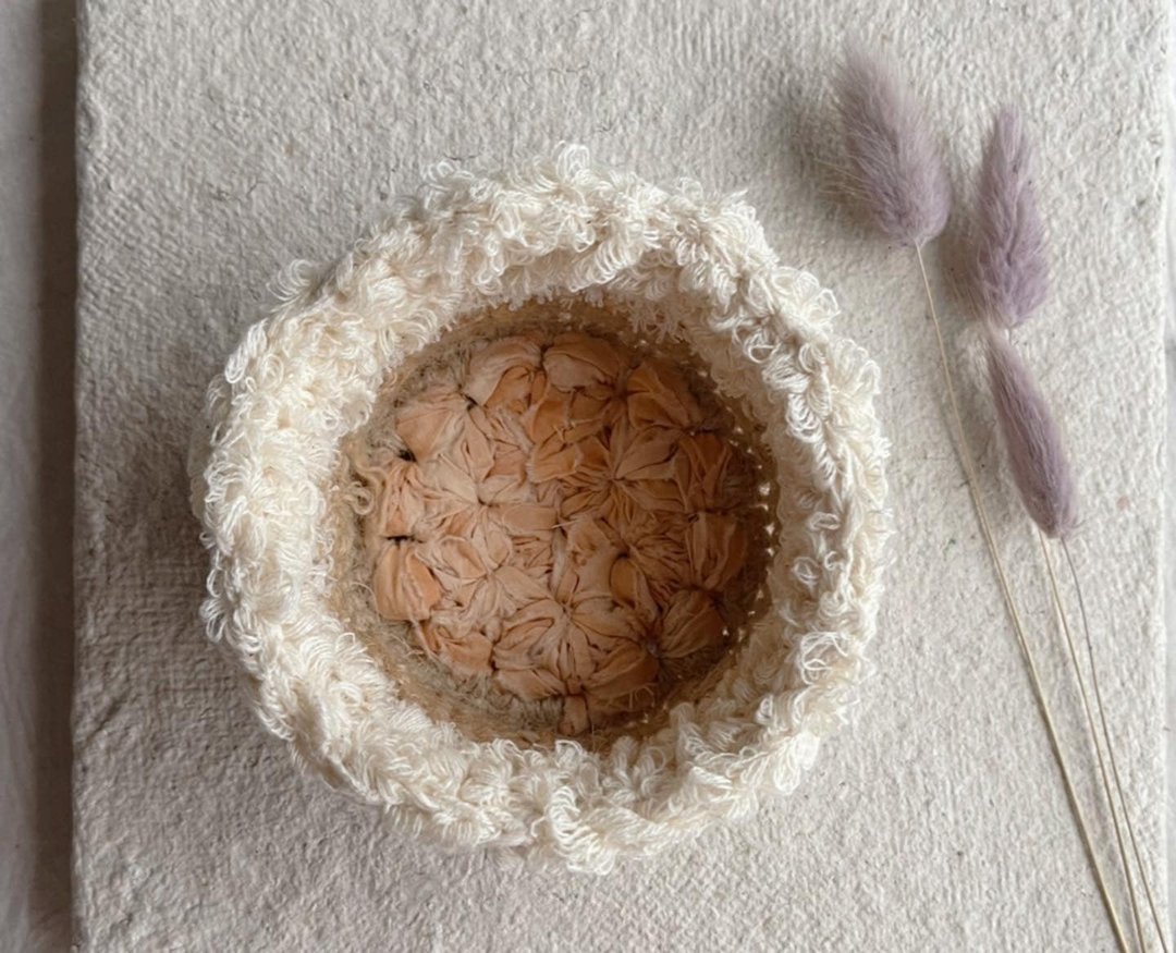 Knitting 生命之花置物篮 - 留一盏灯 - 收纳用品 - 棉 