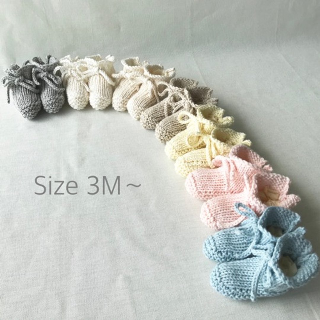 [订制] 3M ~ 婴儿靴 ●有机 ●棉/麻 - 童装礼服/连衣裙 - 棉．麻 