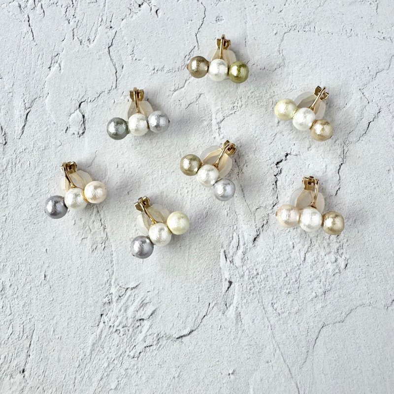 珍珠耳骨夹 【多色款】【单个贩售】 - 耳环/耳夹 - 珍珠 多色