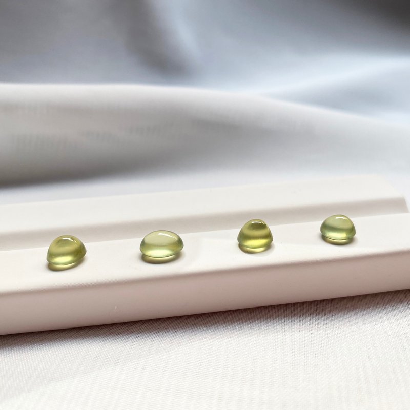 【裸石】葡萄石 Prehnite 1.34ct/1.54ct/1.75ct/1.54ct - 项链 - 宝石 绿色