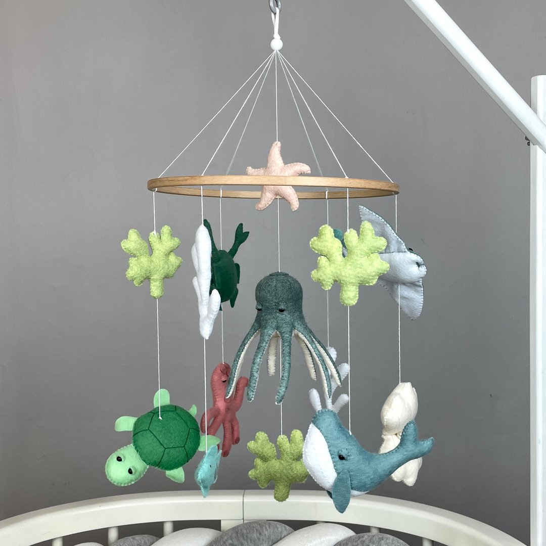海洋宝宝移动海洋生物移动八达通幼儿移动婴儿床新款婴儿礼物 - 其他 - 其他材质 多色