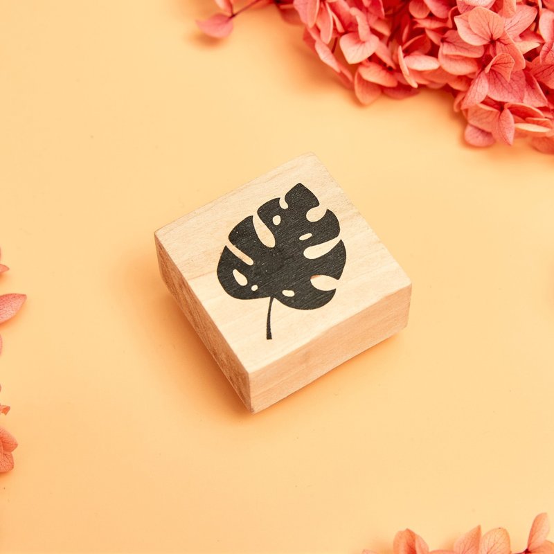 桦木手帐印章 | 小 | 5款 - 印章/印台 - 木头 卡其色