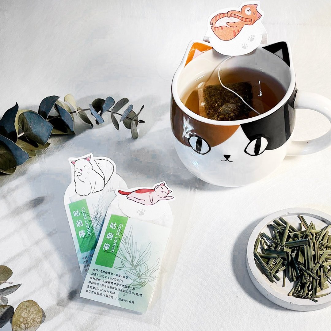 文聚 猫与自然农 猫咪花草茶 柠檬草礼盒 【圣诞礼物】 - 茶 - 植物．花 