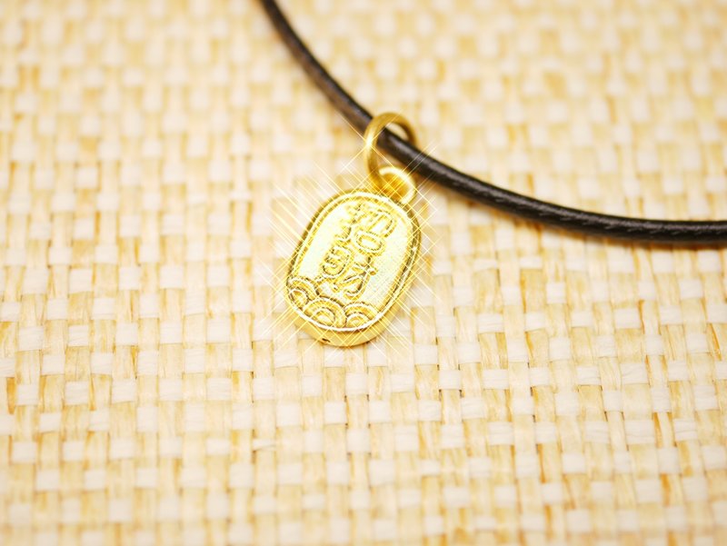 黄金坠子-招财纳福金饰-黄金9999 - 项链 - 24k 金 金色