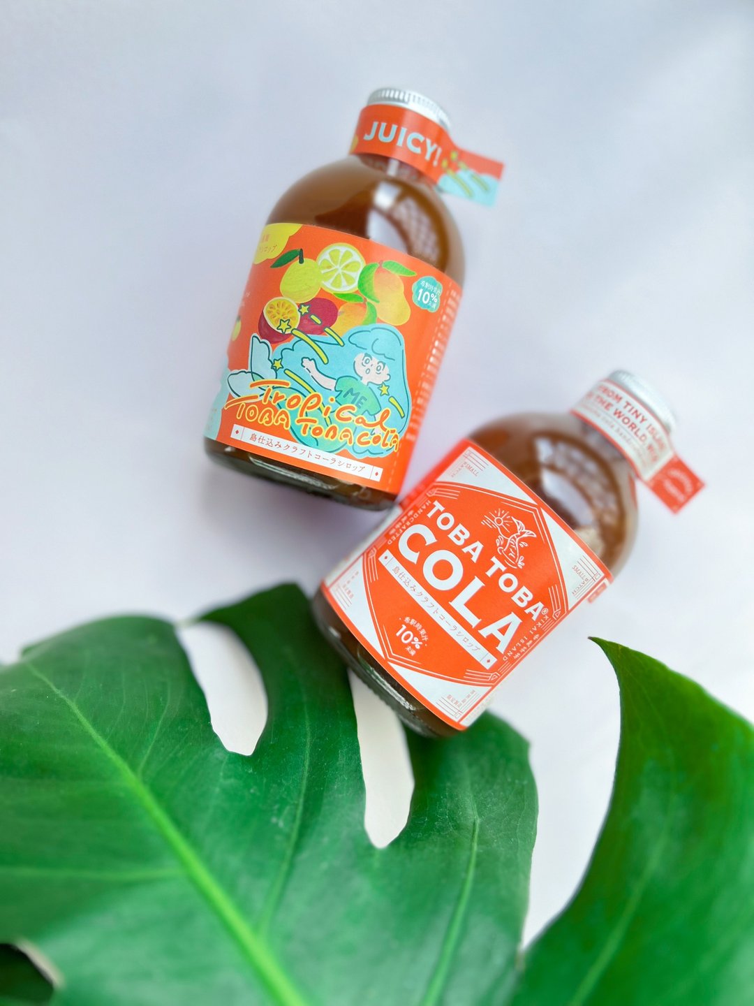 TOBA TOBA COLA & TROPICAL COLA - 果汁/蔬果汁 - 玻璃 