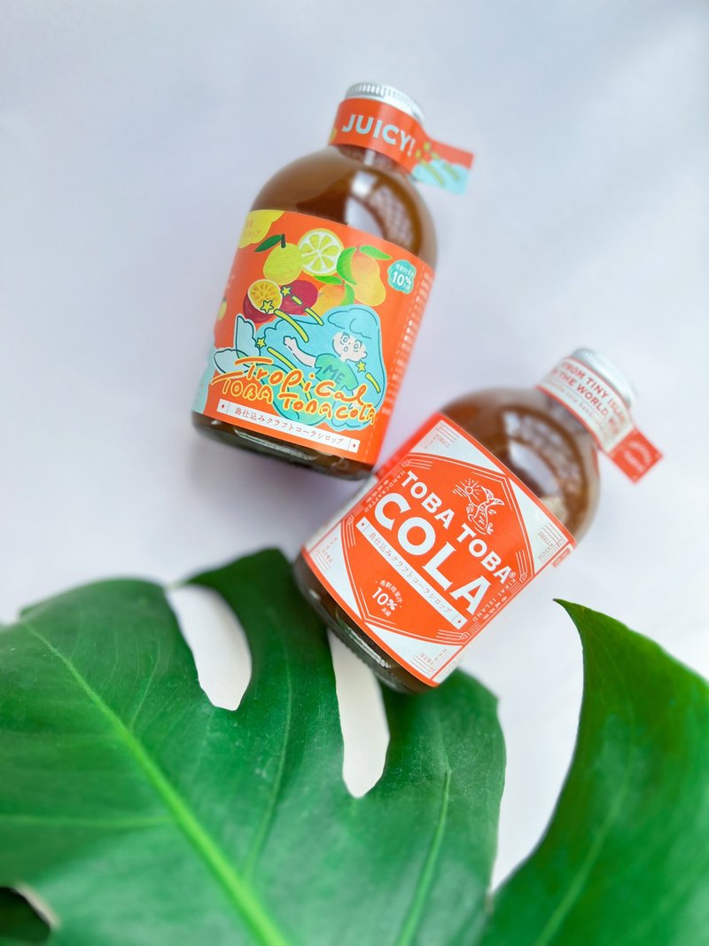 TOBA TOBA COLA & TROPICAL COLA 两瓶组 - 果汁/蔬果汁 - 玻璃 