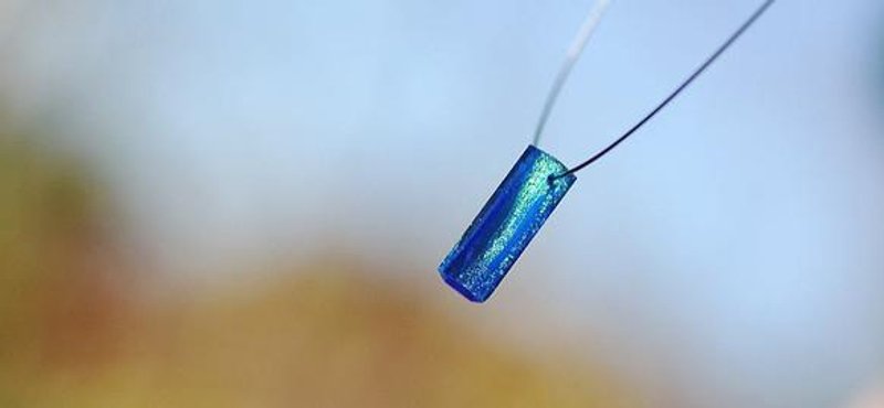 [Made to order] Blue waterfall - 项链 - 其他金属 