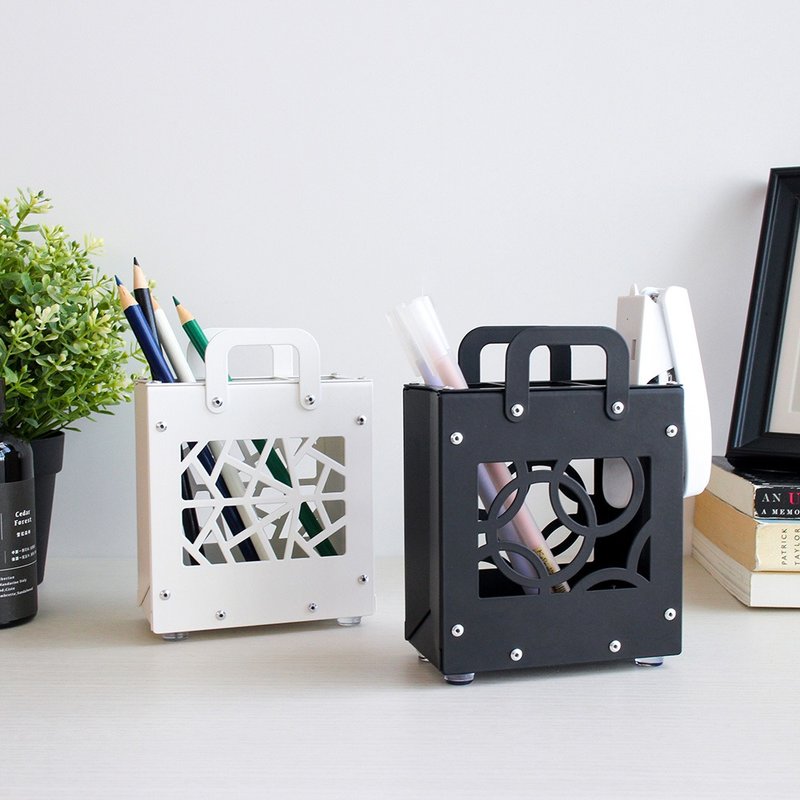 提袋造型笔筒 四款可选/家居收纳 - 收纳用品 - 其他金属 多色