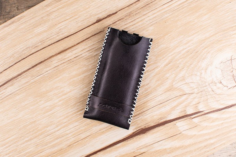 【订制款】美工刀随身黑色皮套附背夹(MITO MKT II用)/仅皮套销售 - 其他 - 真皮 黄色