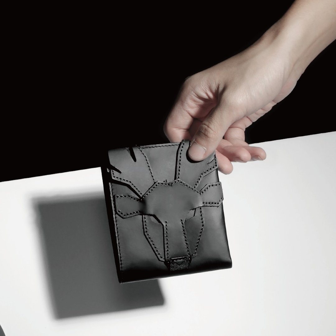 Kuroshika Wallet - 皮夹/钱包 - 真皮 黑色