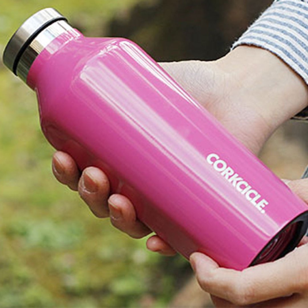 停产-美国 CORKCICLE 三层真空易口瓶-270ml 摇滚桃红 - 保温瓶/保温杯 - 不锈钢 红色