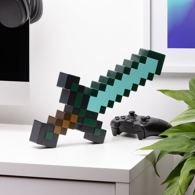 【Minecraft】钻石剑3D造型灯 - 灯具/灯饰 - 塑料 绿色