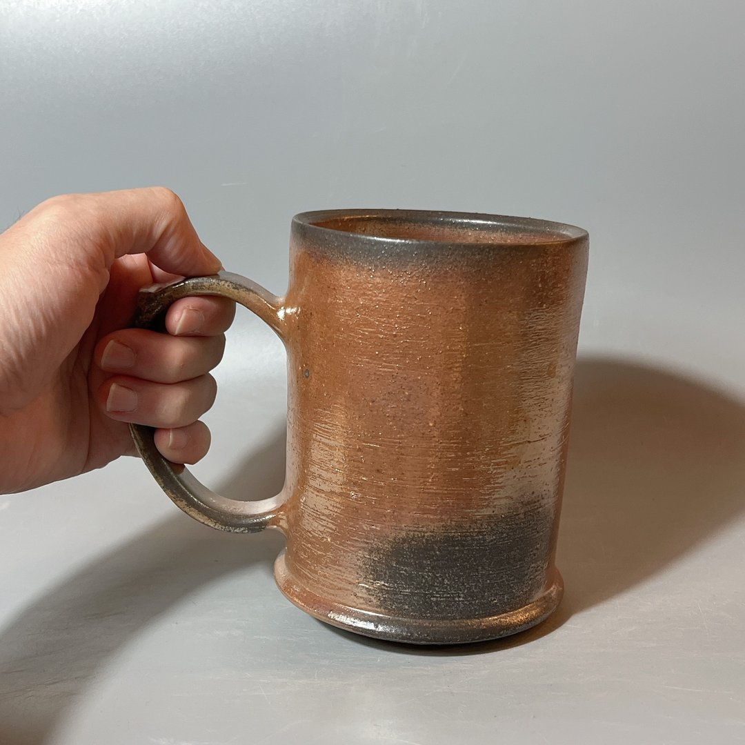 柴烧600cc超大马克杯 / 啤酒杯 / 小平凡手作 - 茶具/茶杯 - 陶 