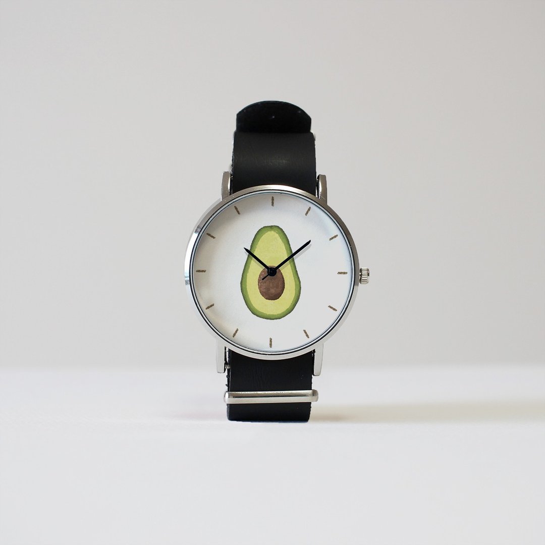 Avocado watch - 女表 - 其他金属 绿色
